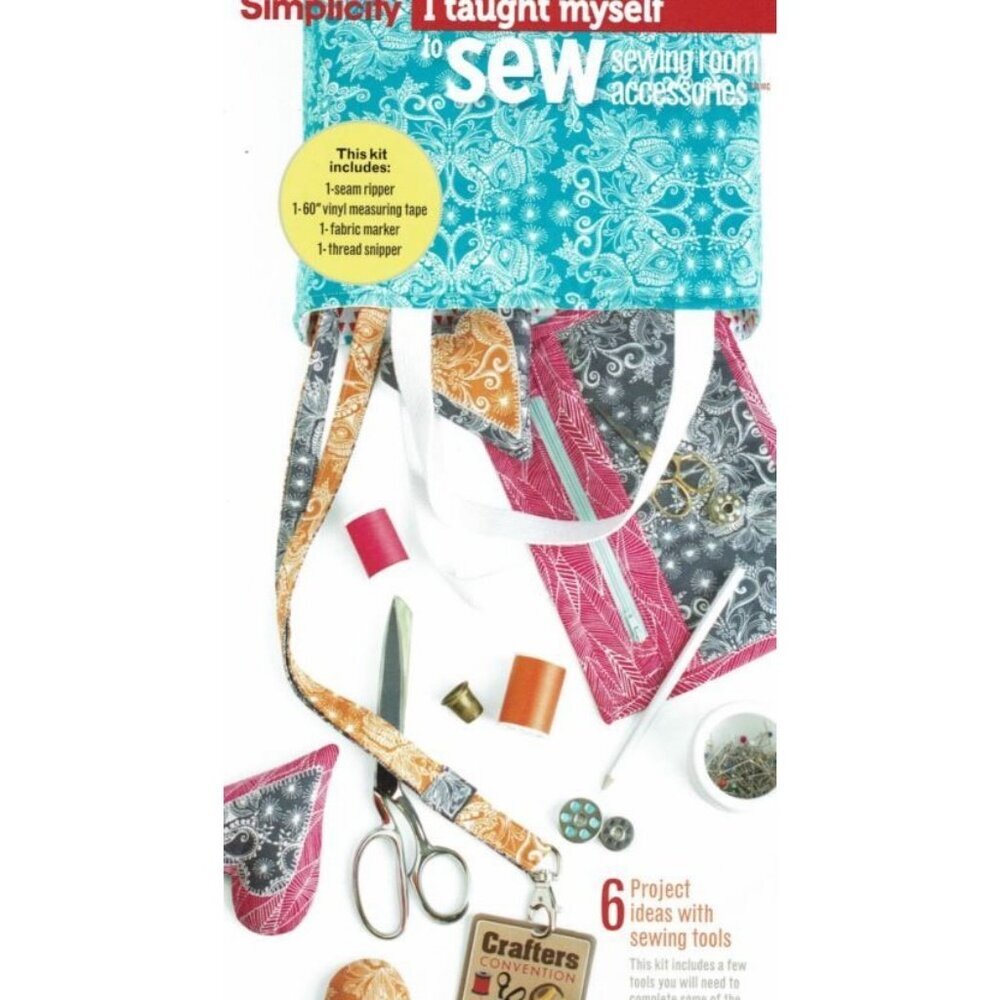 Simplicity Taught Myself to Sew PATTERN INSTRUCTION ONLY Sewing Room Accessories